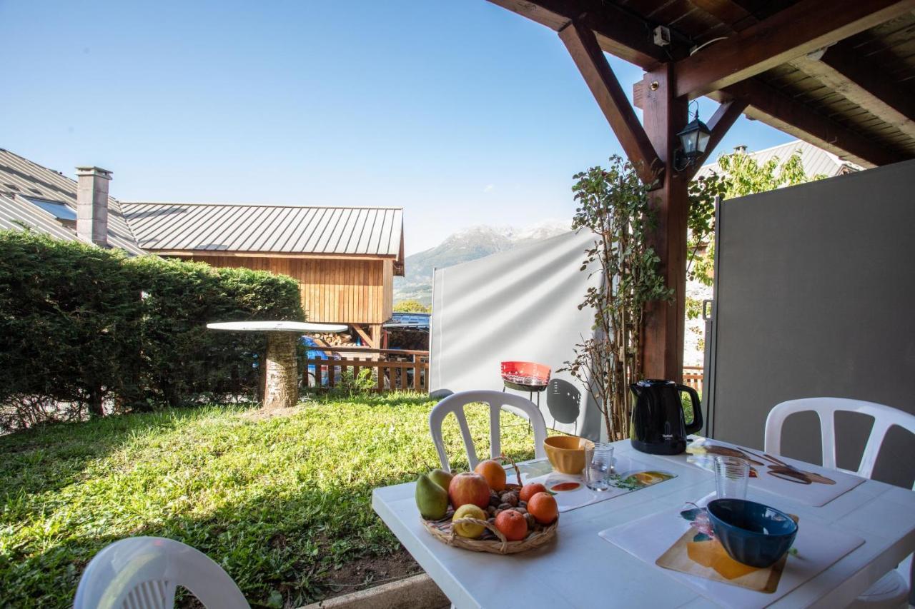 Апартаменты La Durance - 1 Chambre Terrasse Et Jardin Saint-Andre-d'Embrun Экстерьер фото